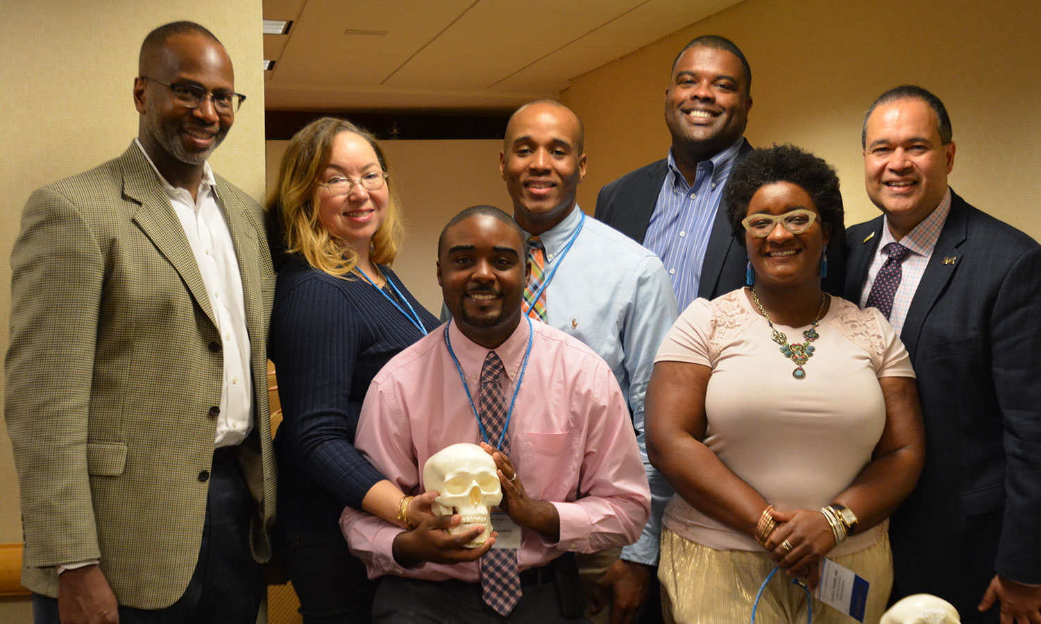 Drs. Charles Moore, Lisa Perry-Gilkes, Carl Truesdale, Terrence Pleasant, Troy Woodard, and Carrie Francis (left to right)